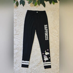 SHEIN Girls Unicorn Happiness Leggings